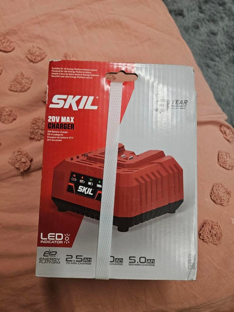 SKIL 20V snellader / acculader 3122AA, Ophalen of Verzenden, Nieuw