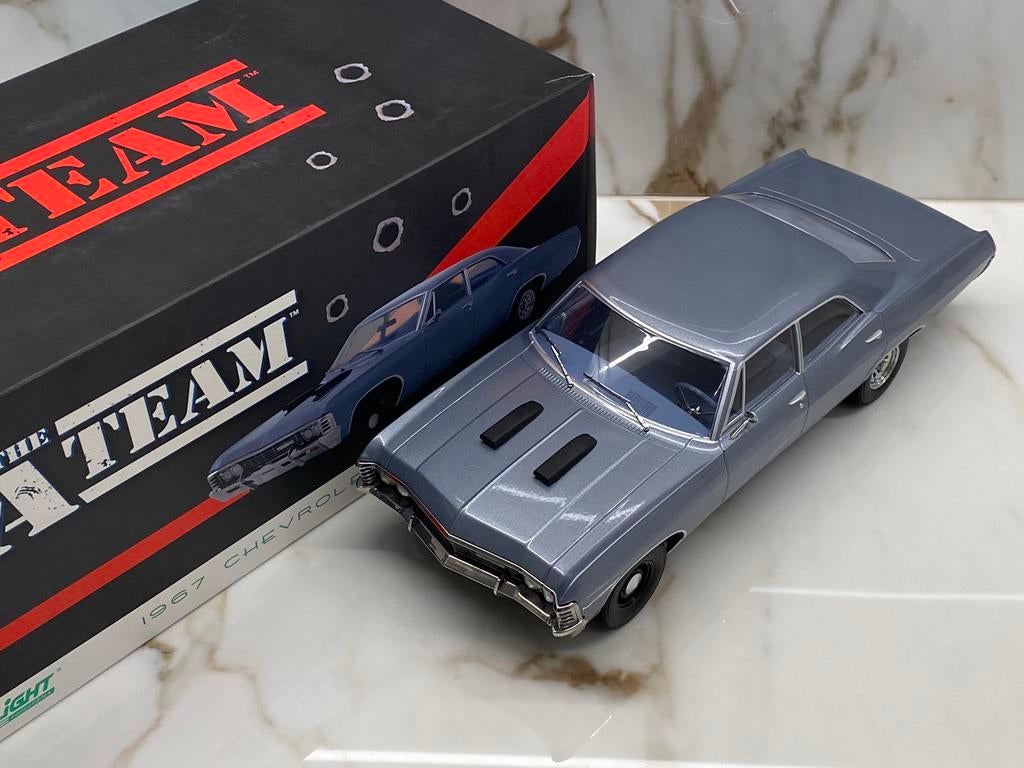 Artisan Greenlight Chevrolet Impala (1967), Ophalen of Verzenden, Zo goed als nieuw, Overige merken
