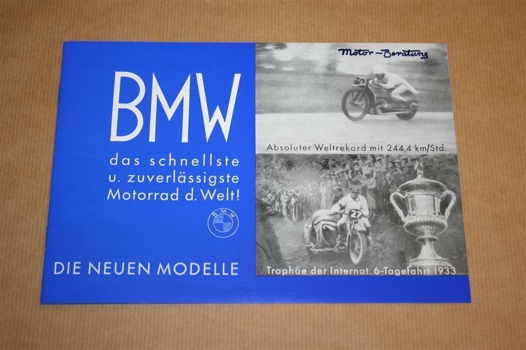 Catalogus BMW Motoren - Facsimile 1934 !!, Ophalen of Verzenden, Zo goed als nieuw