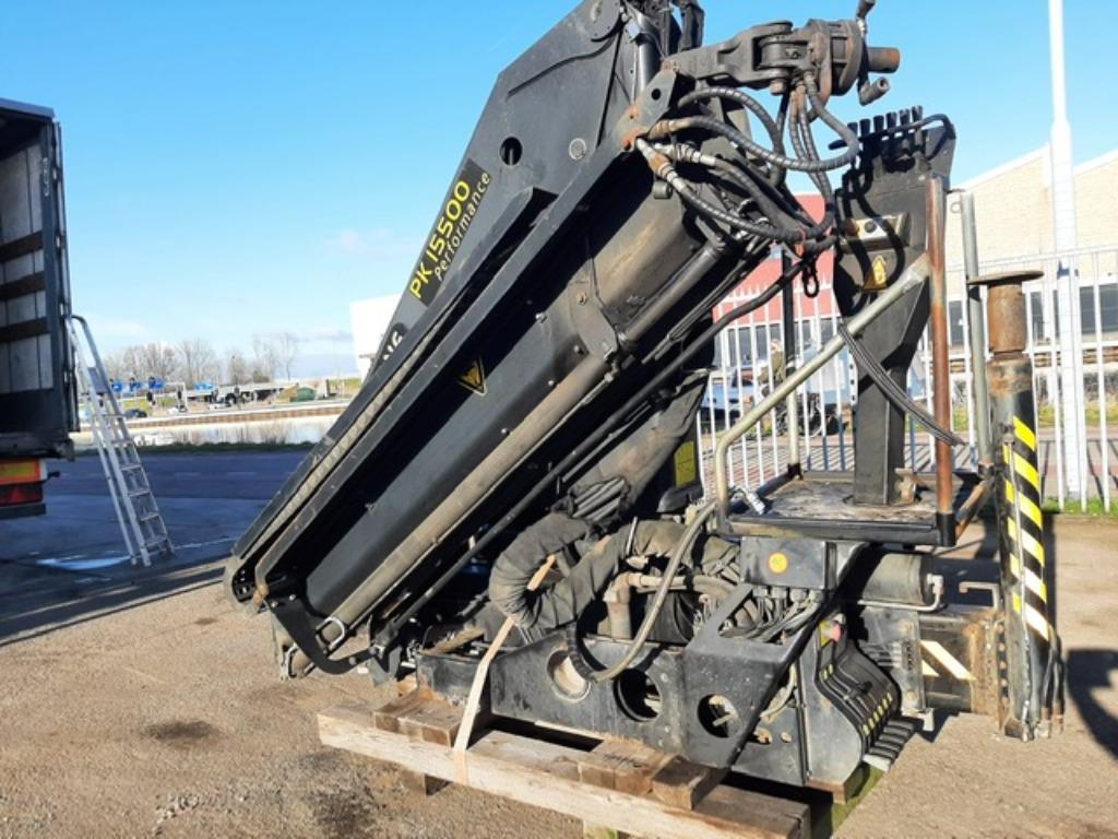 1x Palfinger PK 15500 en 1x HMF 75, laadkraan en div. Atlas, Ophalen, Gebruikt, Overige merken, Overige Auto-onderdelen