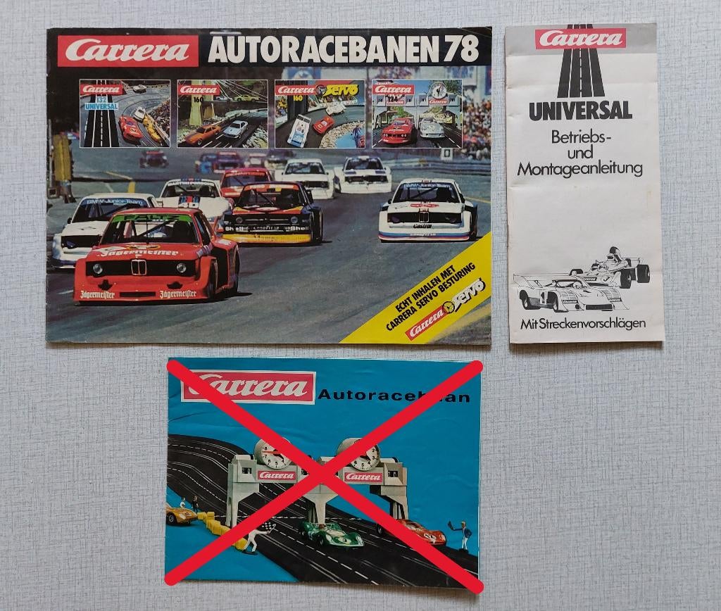Oude Carrera racebaan brochures / boekjes / catalogus, Kinderen en Baby's, Speelgoed | Racebanen, Carrera, Ophalen of Verzenden