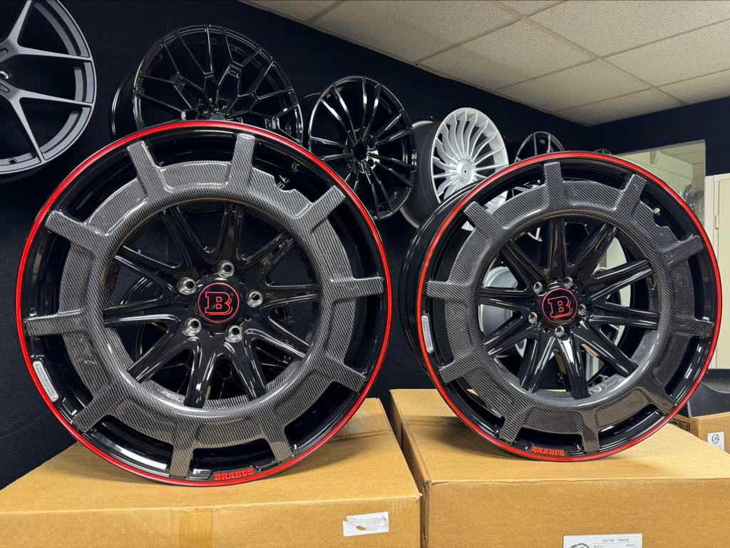 23 en 24 inch velgen BRABUS look 5x130 Mercedes G klasse G63, Auto-onderdelen, Ophalen of Verzenden, Nieuw, Terreinwagen, Velg(en)