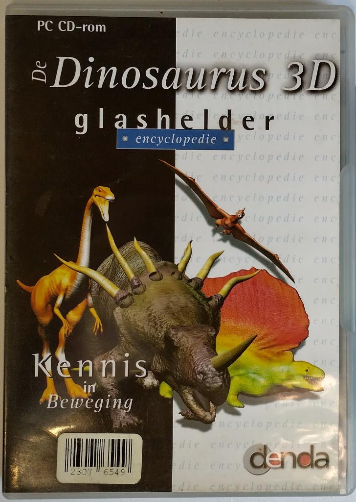 GRATIS CD-rom De Dinosaurus 3D - Kennis in Beweging (2000), Ophalen, Puzzel en Educatief, 1 speler, Zo goed als nieuw