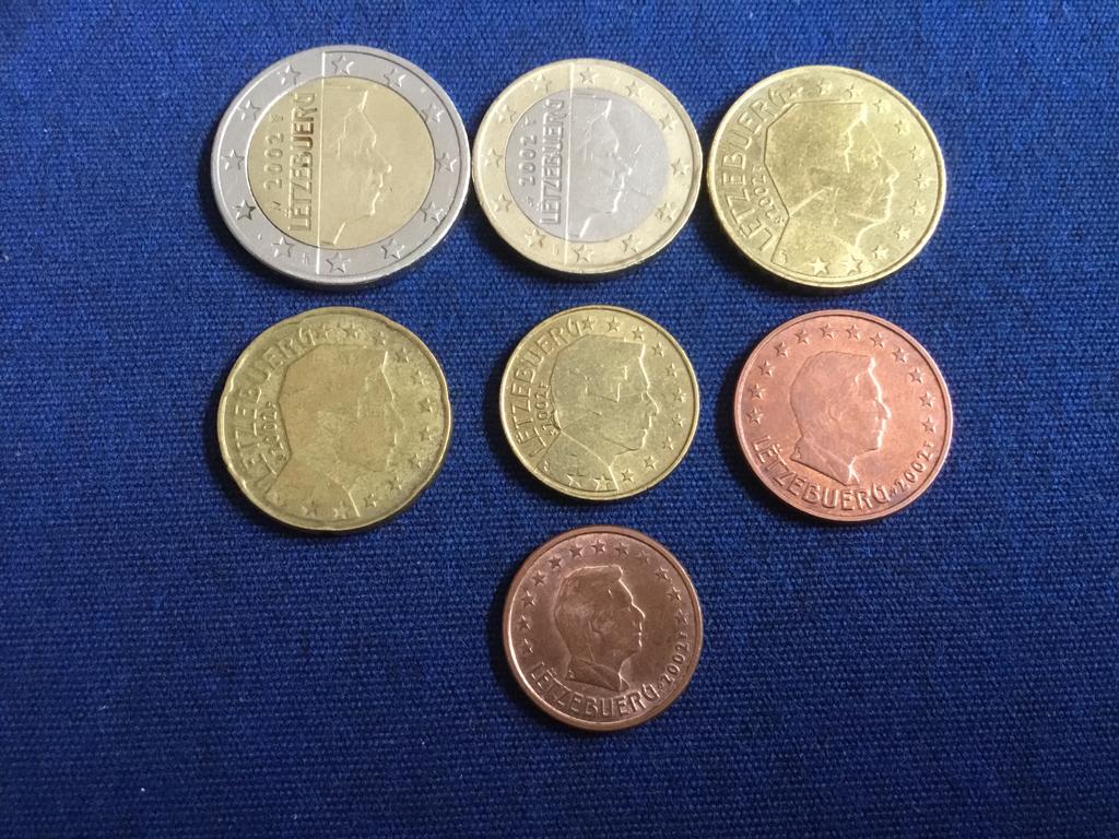 Euromunten Luxemburg 2002., Ophalen of Verzenden, Luxemburg, Setje