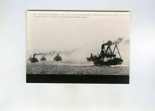 scheepvaart-foto-ottoland 1916-gezonken WO2, Ophalen of Verzenden, Zo goed als nieuw, Motorboot, Boek of Tijdschrift