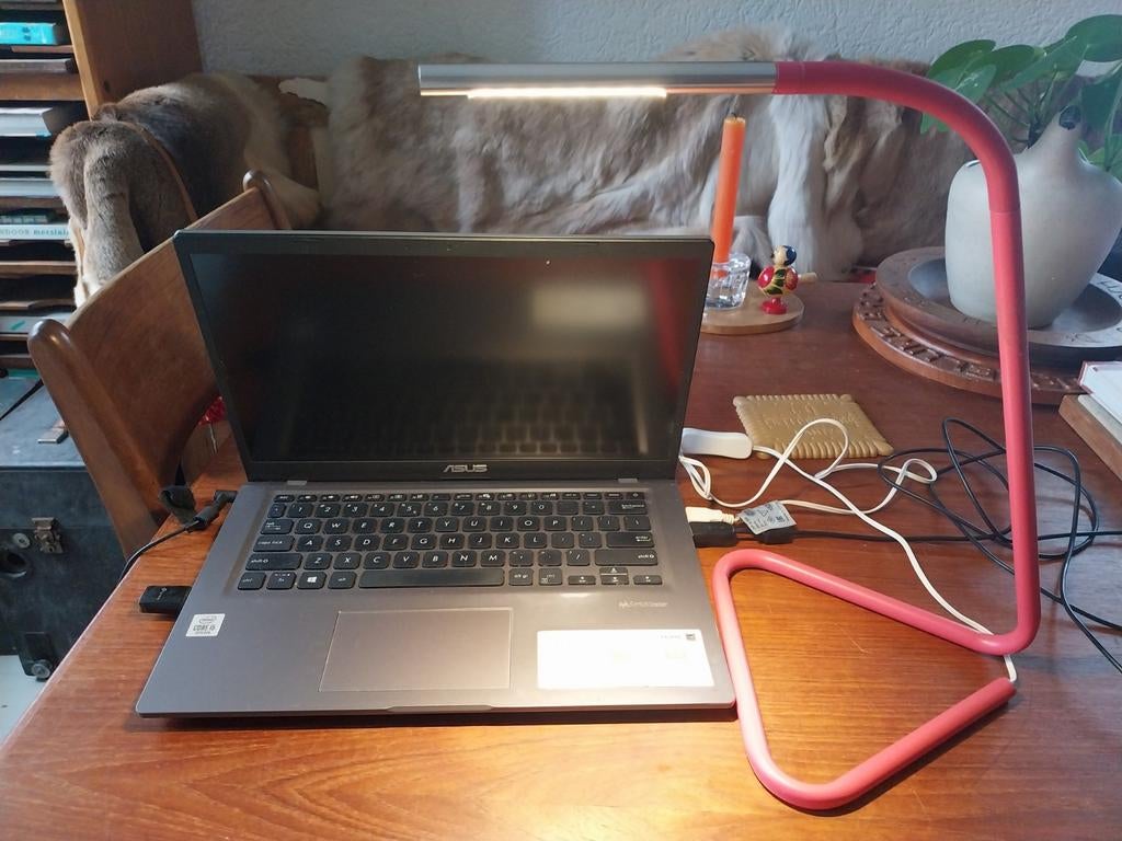 Bureaulamp Harte van IKEA en Tante Brocante, Ophalen of Verzenden, Minder dan 50 cm