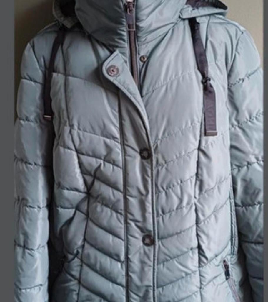 Winterjas(Barbera Lebek) maat 46, Ophalen of Verzenden, Zo goed als nieuw, Maat 46/48 (XL) of groter, Groen