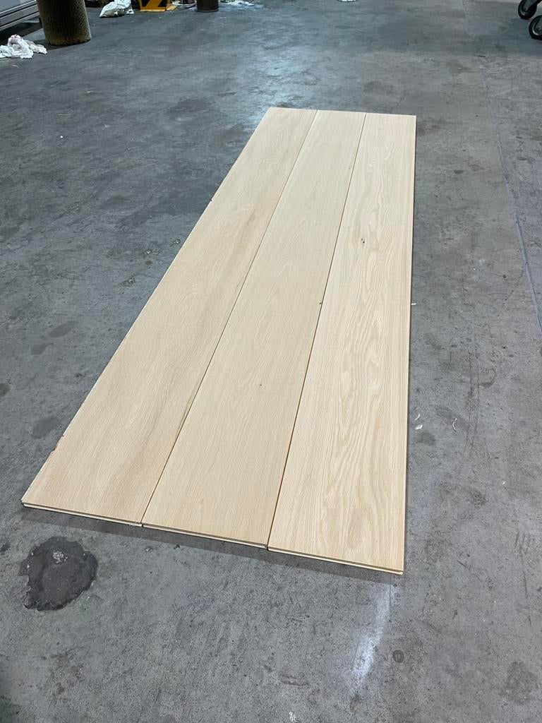 200m2 beschikbaar noestarm eiken lamelparket €42,5 /m2 vloer, Doe-het-zelf en Verbouw, Vloerdelen en Plavuizen, Gebruikt, 10 m² of meer