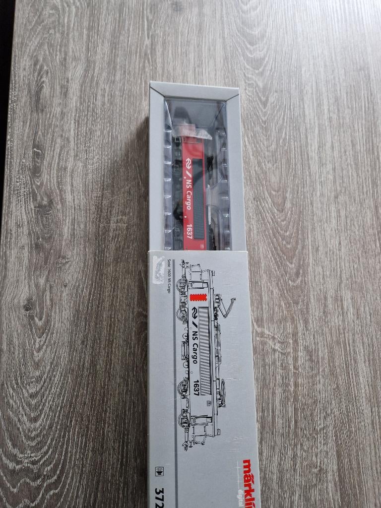 Marklin 37262 NS Cargo 1637 nieuw 175 euro, Hobby en Vrije tijd, Wisselstroom, Locomotief, Verzenden, Nieuw