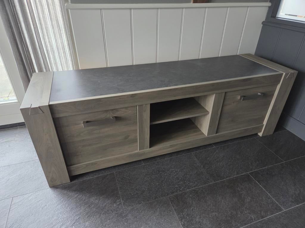 Complete Meubelset: TV-kast, Salontafels & Eettafel, Ophalen, Gebruikt, 150 tot 200 cm, Minder dan 100 cm