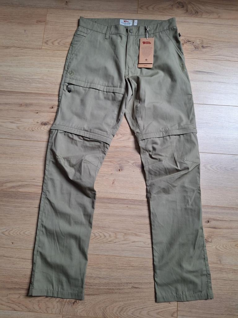 Nieuwe Fjallraven Travellers Zip-Off Broek Maat 46, Fjallraven, Beige, Nieuw, Ophalen of Verzenden