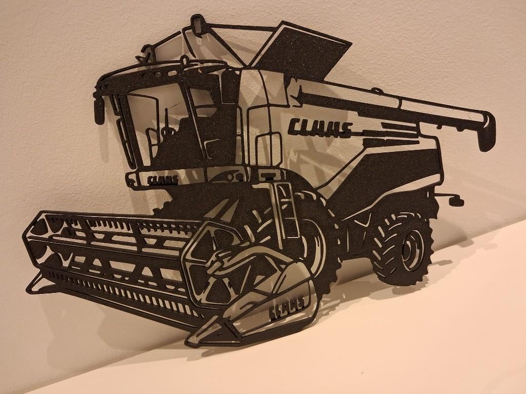 Wanddecoratie CLAAS combine, Huis en Inrichting, Woonaccessoires | Wanddecoraties, Nieuw, Ophalen of Verzenden