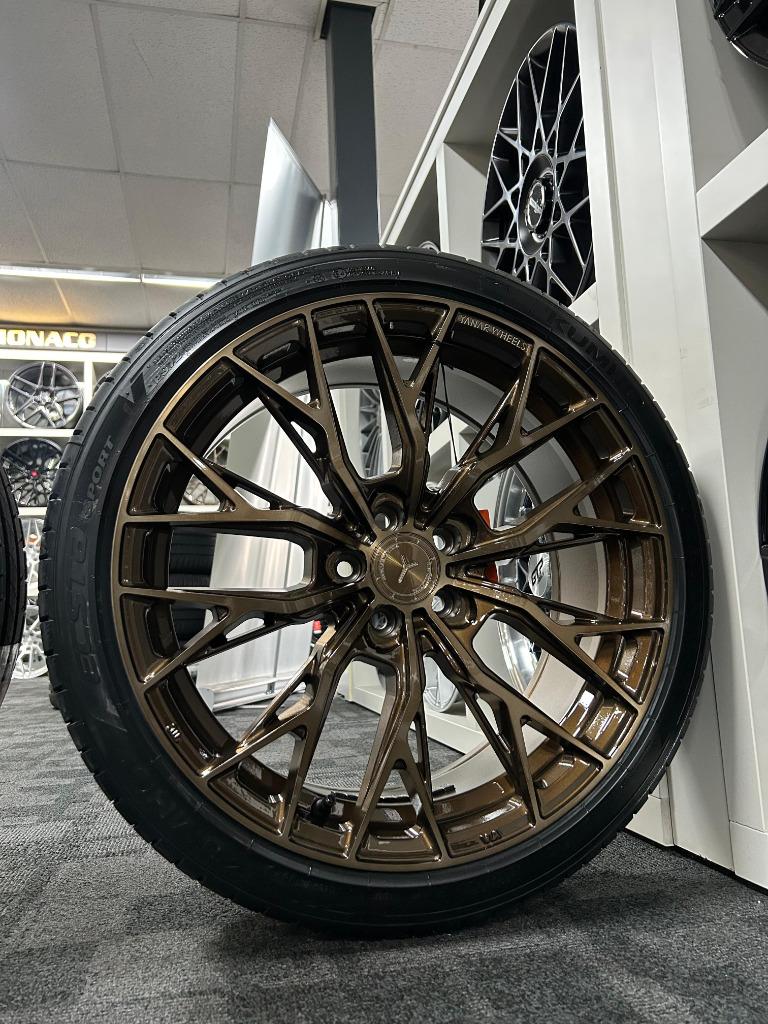 YANAR DNZ-20 VELGEN 18 INCH 5X100 VOOR AUDI A1 VW POLO IBIZA, Auto-onderdelen, Banden en Velgen, 18 inch, 215 mm, Banden en Velgen
