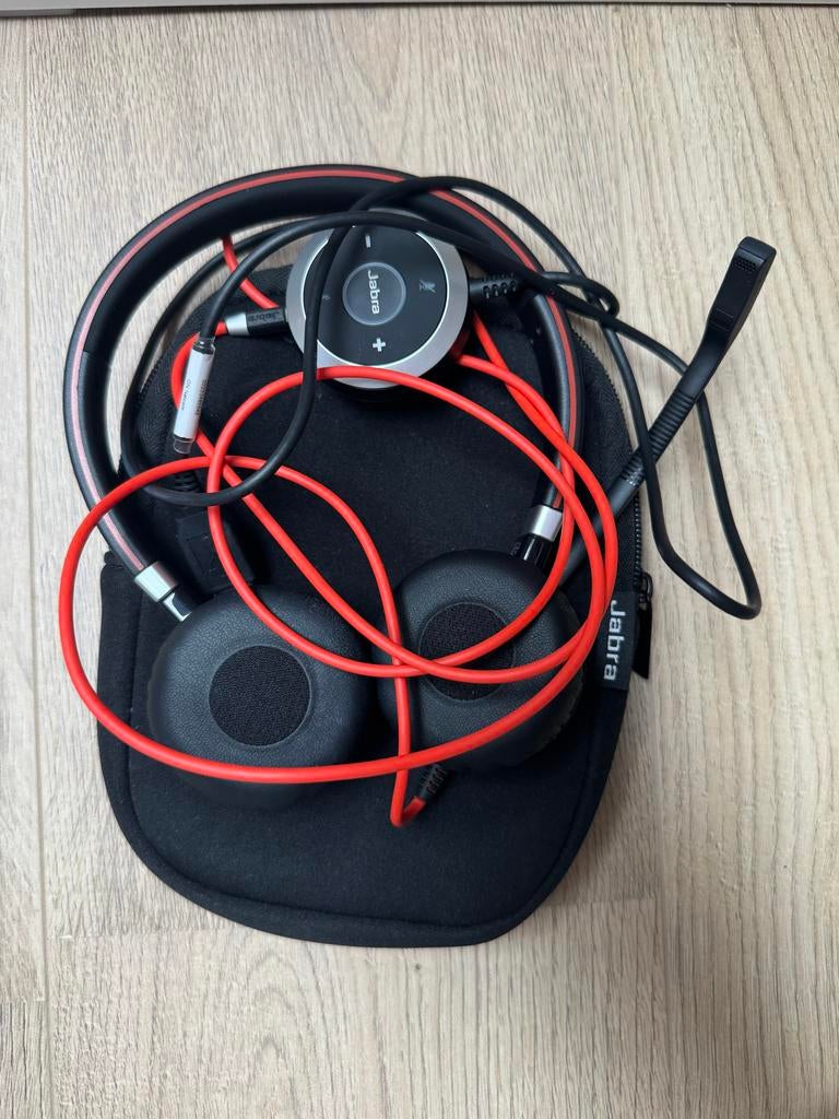 Jabra Evolve 40 UC Stereo USB Bluetooth Headset - Nieuw, Verzenden, Nieuw, Over oor (circumaural), Overige merken