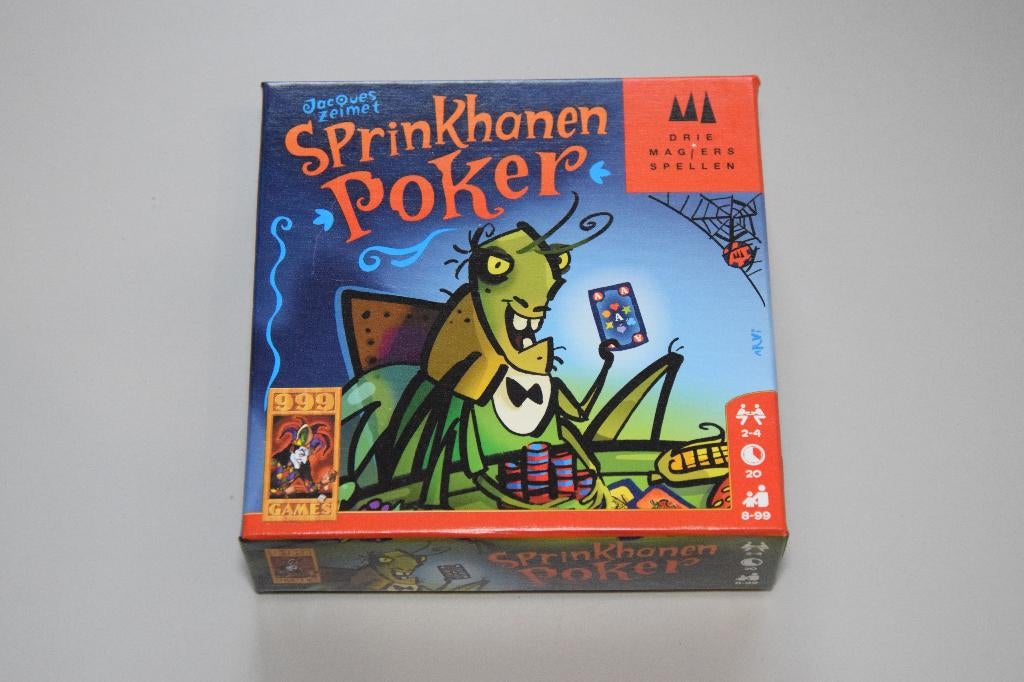 Sprinkhanen Poker (Nieuw), Hobby en Vrije tijd, Gezelschapsspellen | Kaartspellen, Een of twee spelers, Ophalen of Verzenden, Nieuw