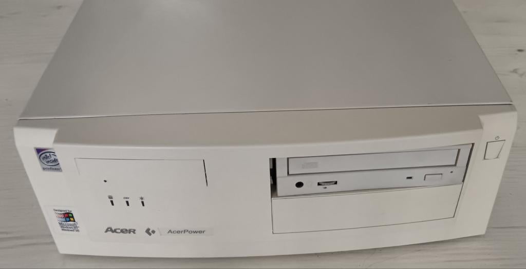 Acer Pentium 2 vintage computer/350mhz mmx/4 gb/Windows 98se, Ophalen of Verzenden