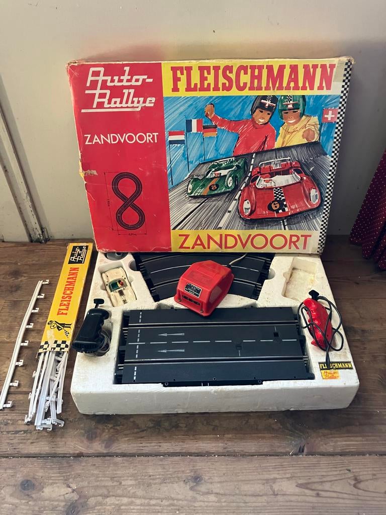 Fleischmann Racebaan - Vintage Zandvoort Rally, Fleischmann, Ophalen of Verzenden, Elektrisch, Racebaan