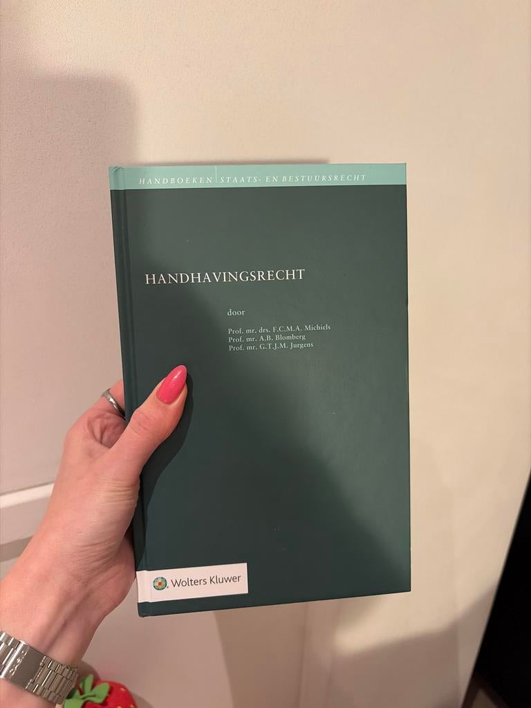 Handhaving Recht - Nieuw Boek, Ophalen of Verzenden, Nieuw, Juridisch en Recht, Nederland