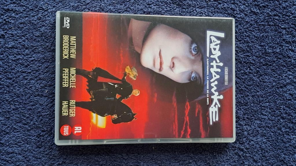 Ladyhawke "Rutger Hauer, Michelle Pfeiffer, Matthew Broderic, Alle leeftijden, Ophalen of Verzenden, Zo goed als nieuw