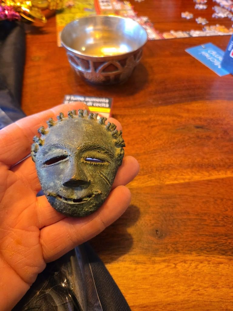 brons maskers uit west Afrika, Ophalen of Verzenden