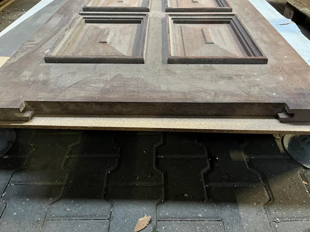 Voordeur hardhout, Ophalen, 80 tot 100 cm, 200 tot 215 cm, Buitendeur