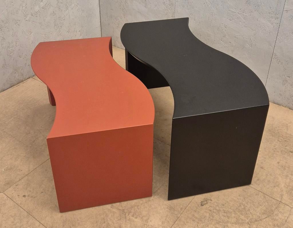 Leolux salontafels S10 Vesuvio – set, Ophalen, 50 tot 100 cm, Modern Design, 50 tot 100 cm