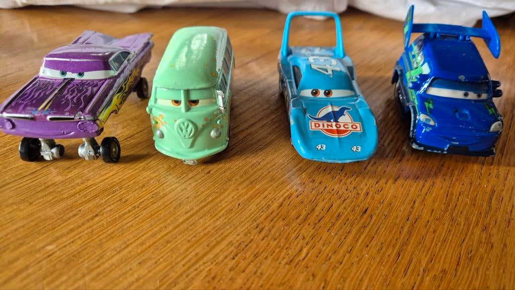 Disney Pixar Cars autootjes (4 stuks)  Mattel, Verzamelen, Speelgoed, Gebruikt, Ophalen of Verzenden