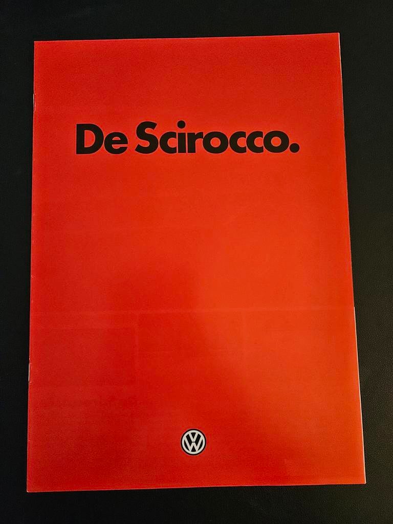 Brochure Volkswagen Scirocco 1980, Ophalen of Verzenden, Zo goed als nieuw, Volkswagen