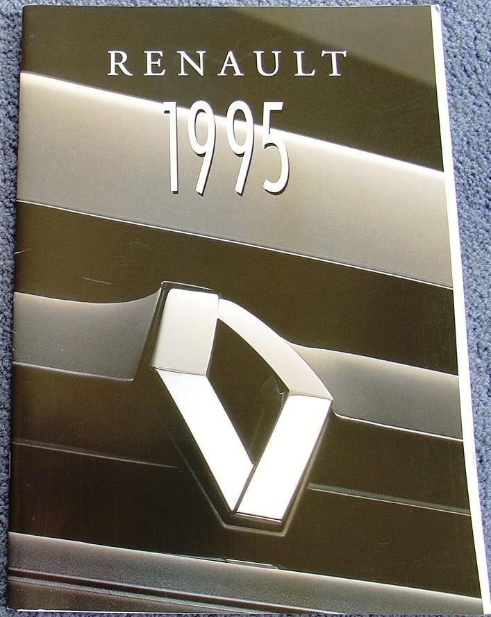 Renault 1995 programma brochure met prijslijst, Verzenden, Zo goed als nieuw, Renault