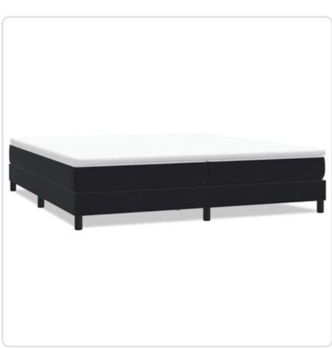 Boxspring bed 200x200, Huis en Inrichting, Slaapkamer | Boxsprings, Zwart, Ophalen of Verzenden, Overige maten, 200 cm