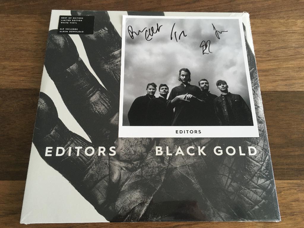 Vinyl 2LP Editors Black Gold WHITE Vinyl GESIGNEERD NIEUW, Ophalen of Verzenden, Nieuw in verpakking, 12 inch