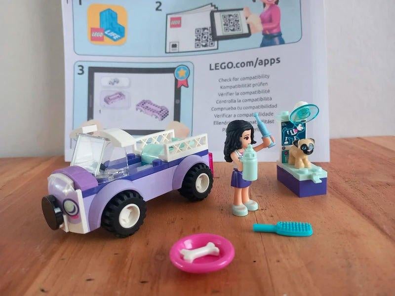 41360 Lego Friends Emma’s mobiele dierenkliniek., Ophalen of Verzenden, Gebruikt, Complete set, Lego