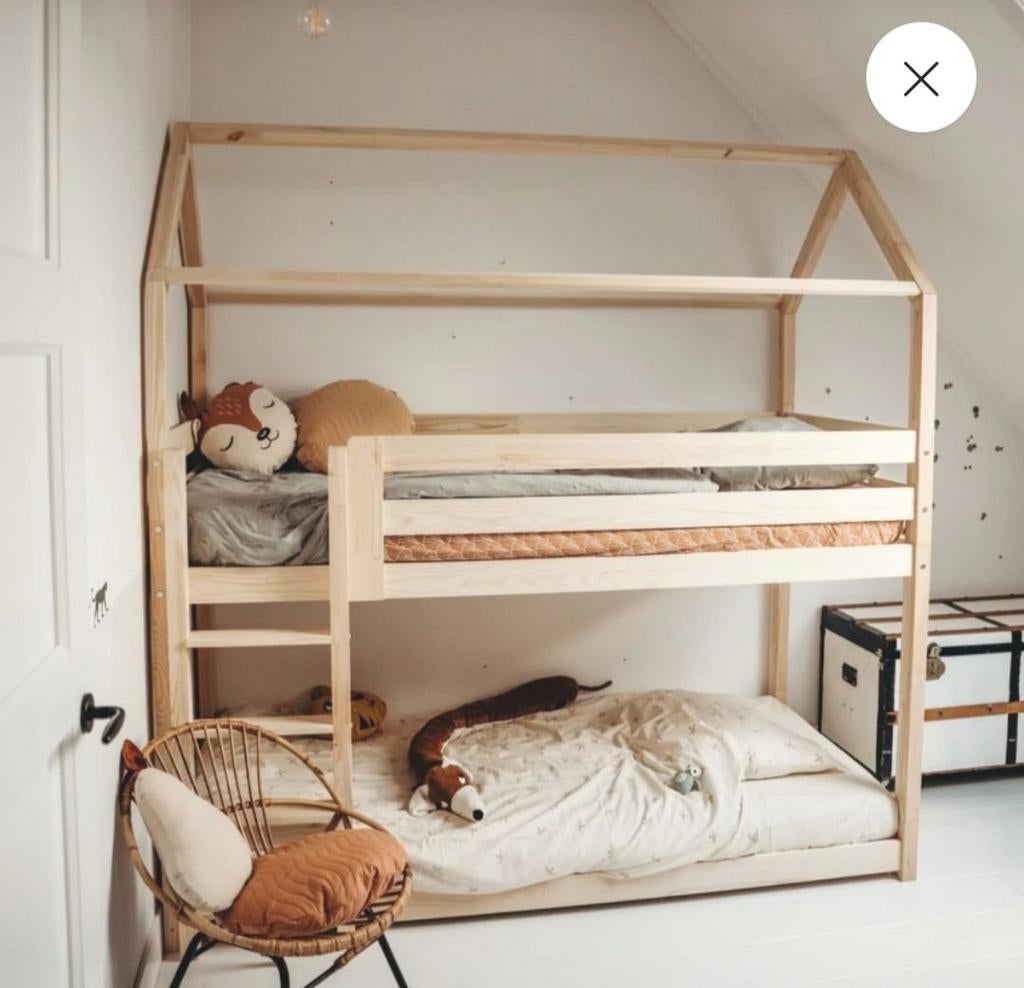 Stapelbed House 70/80/90 x200, Kinderen en Baby's, Kinderkamer | Stapelbedden en Hoogslapers, Ophalen, Nieuw, Stapelbed