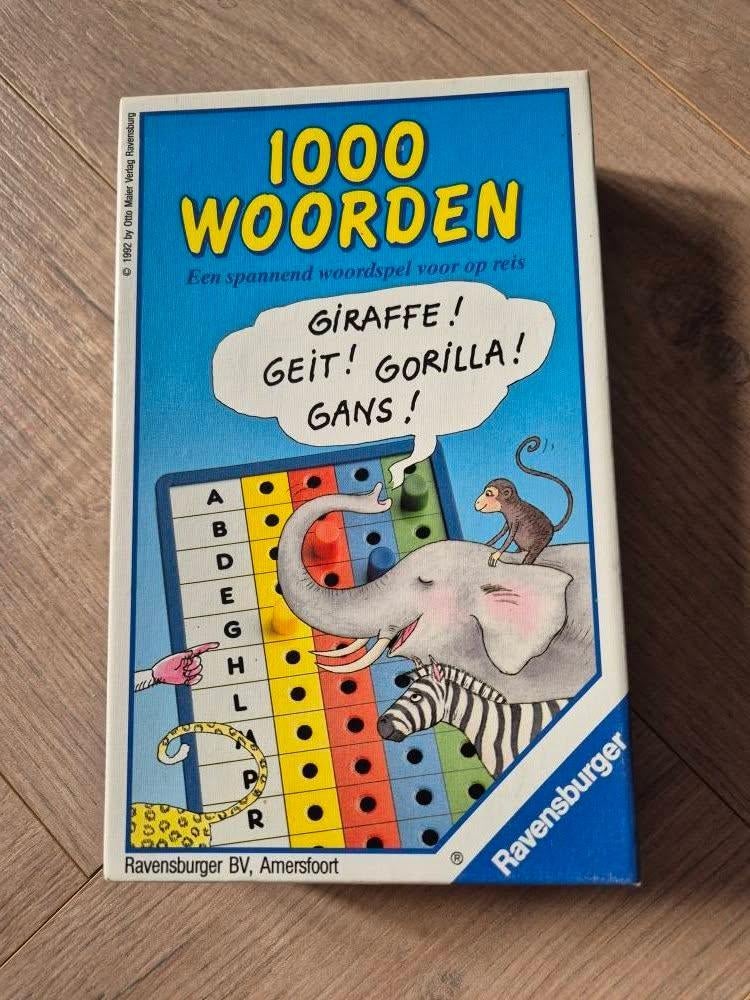 1000 Woorden - woordenspel, Ophalen of Verzenden, Zo goed als nieuw, Taal en Lezen