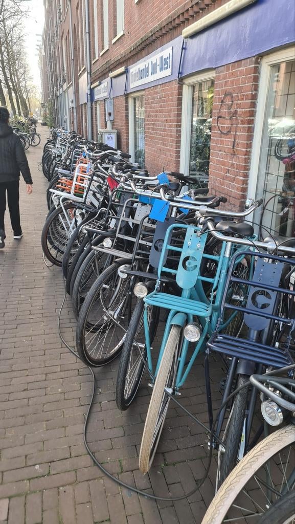 350 gebruikte fietsen transport dames heren enz