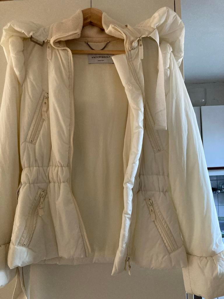 Witte Viktor&Rolf Jas - Maat M, Kleding | Dames, Ophalen of Verzenden, Zo goed als nieuw, Maat 38/40 (M), Wit