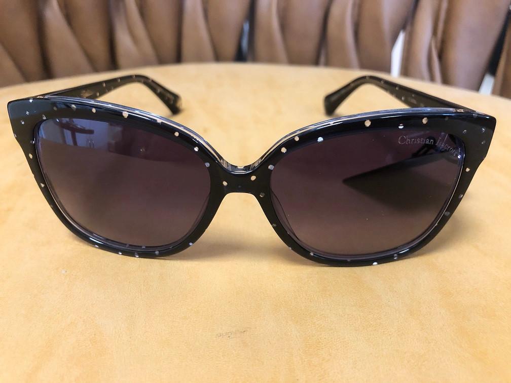 NIEUWE Christian Lacroix ZONNEBRIL CL5079 DESIGNER DAMESBRIL, Overige merken, Zonnebril, Zwart, Nieuw