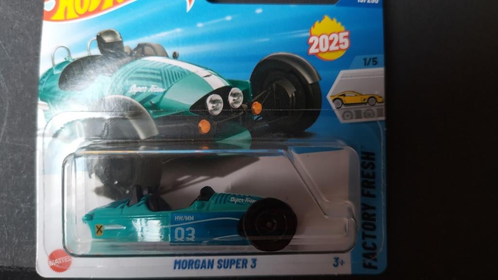 Morgan Super 3 Three Wheeler 1:64 Hotwheels Pol, Auto, Verzenden, 1186mj 1 Nl, Nieuw