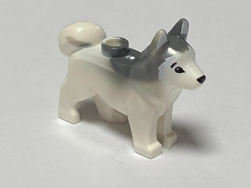 Nieuwe Lego witte husky / hond, Ophalen of Verzenden, Nieuw, Losse stenen, Lego