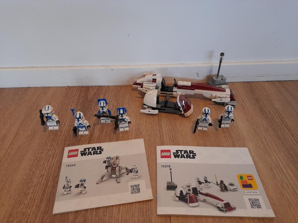 Lego star wars 75378 en extra clones, Ophalen of Verzenden, Groter dan 1:32