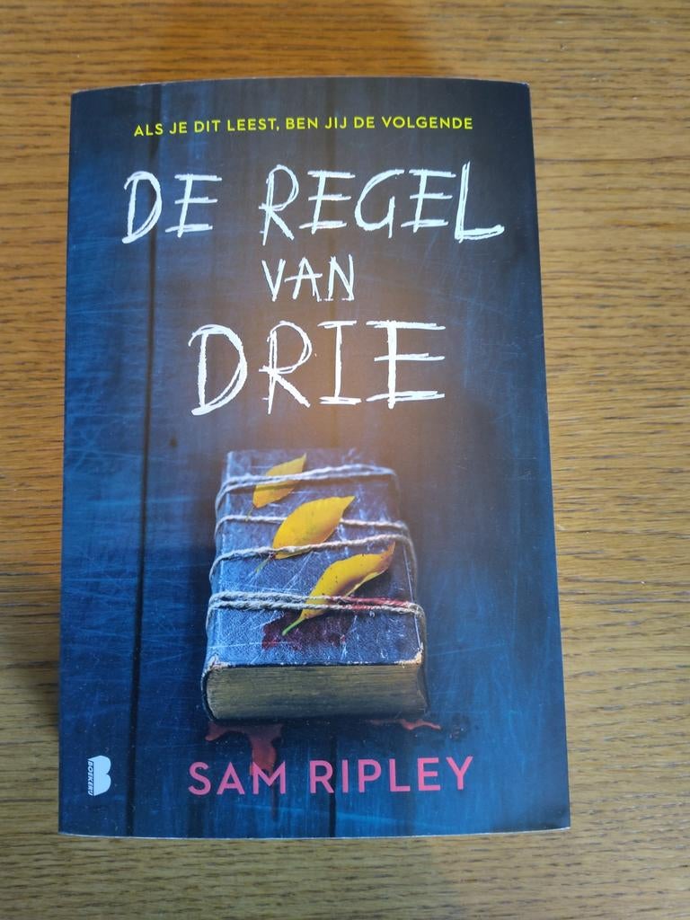 De Regel van Drie - Sam Ripley, Boeken, Ophalen of Verzenden, Zo goed als nieuw