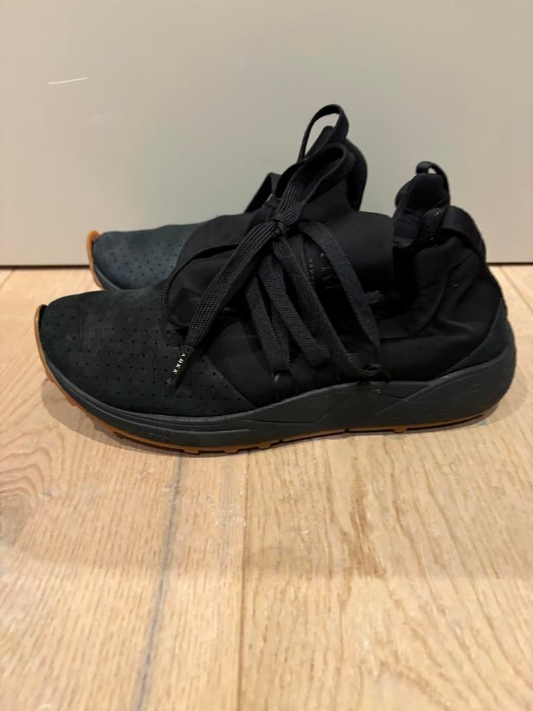 Arkk Copenhagen Raven Nubuck MT Sneakers - Maat 37, Zwart, Ophalen of Verzenden, Sneakers of Gympen, Zo goed als nieuw