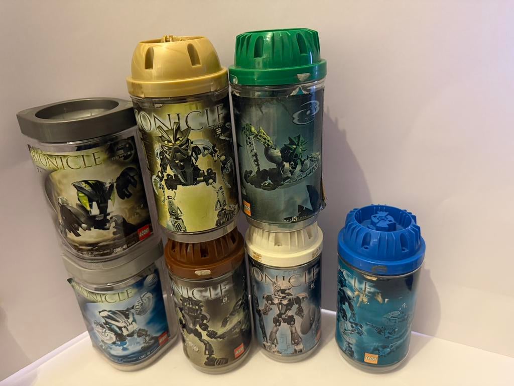 LEGO Bionicle Lot 7 Sets – Canisters, Lego, Lego, Gebruikt, Lego