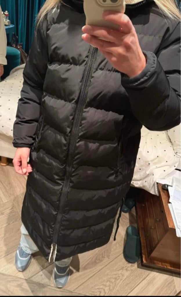 Airforce jas - parka - reversible - teddy - maat M, Ophalen of Verzenden, Zo goed als nieuw, Maat 38/40 (M), Zwart