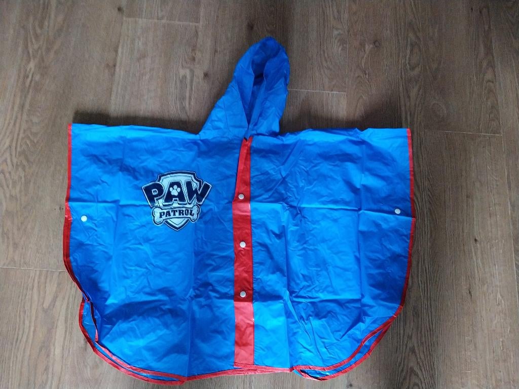 Regenponcho paw patrol - zgan, Ophalen of Verzenden, Zo goed als nieuw, Jongen of Meisje