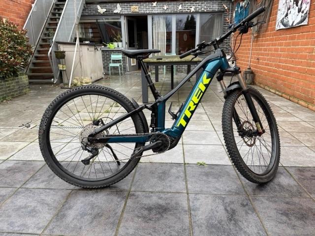 Trek Powerfly FS4 Gen2 (2022) Maat S 345km, Fietsen en Brommers, Fietsen | Mountainbikes en ATB, Ophalen, Fully, Zo goed als nieuw