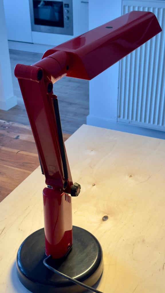 Vintage bureaulamp van Fagerhult, Ophalen, Kunststof, Gebruikt, Vintage, Retro