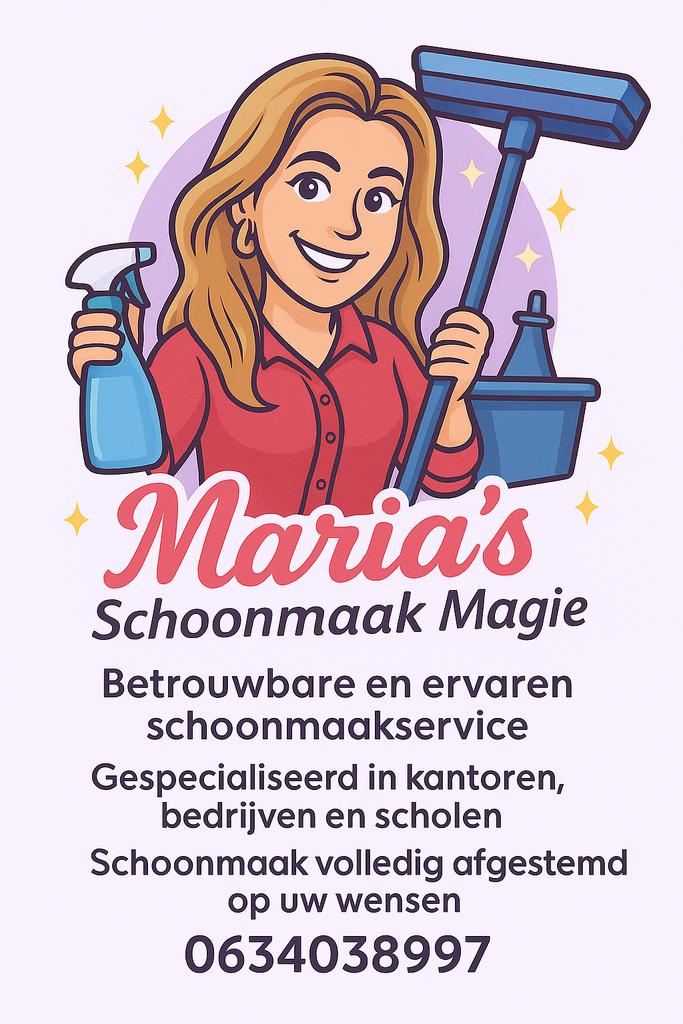 Schoonmaak diensten op maat - Maria’s schoinmaak magie, Diensten en Vakmensen, Schoonmaken bedrijfsruimte