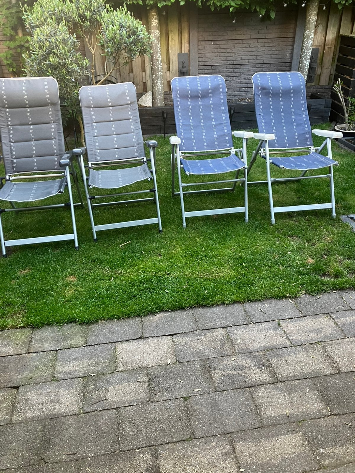 4 kampeerstoel teab zie foto’s, Ophalen of Verzenden, Zo goed als nieuw, Campingstoel
