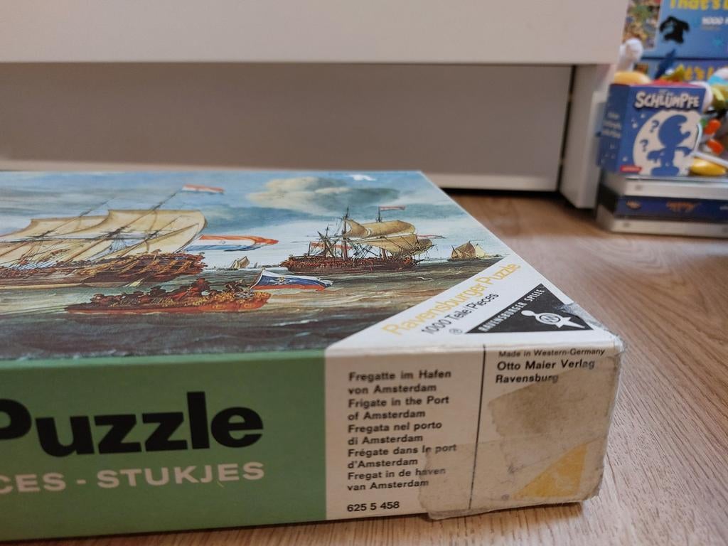 Fregat in de haven van Amsterdam puzzel, Ophalen of Verzenden